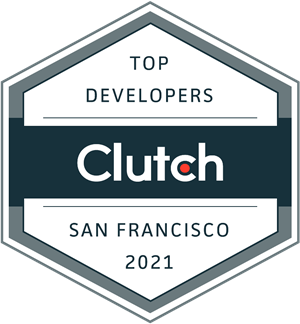 Clutch top developers San Francisco 2021 award