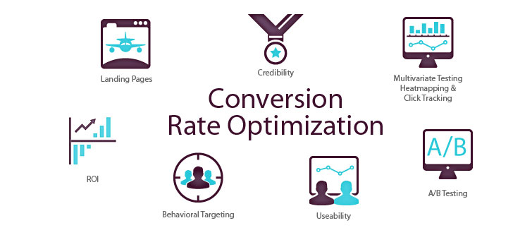 Conversion Rate Optimization icons