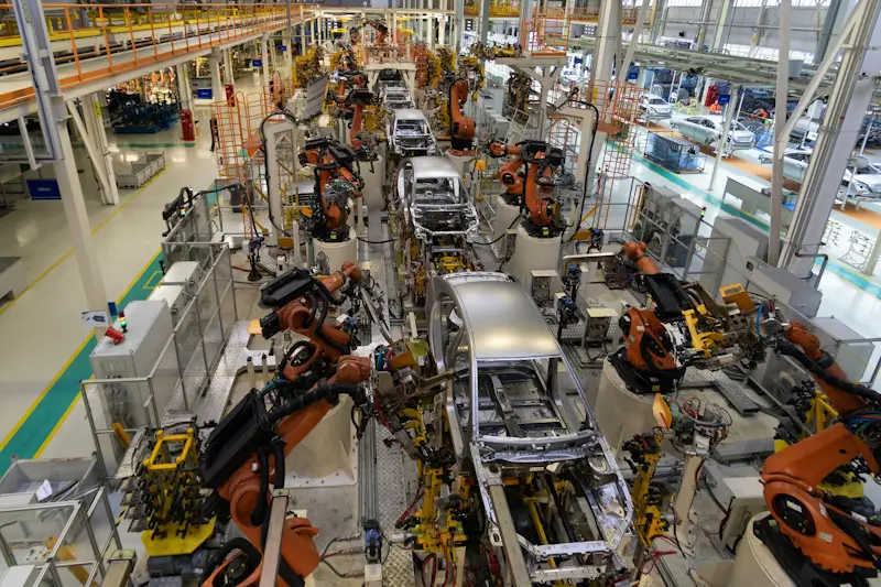 Industrial automation illustrating digital transformation for B2B manufacturers