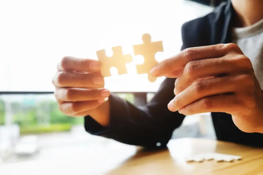 Complex data architecture representing hybrid integration challenges